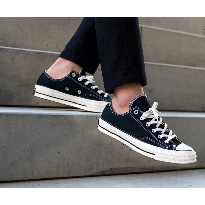 Giày Convers Chuck taylor 1970s đen trắng, giày Convers 1970s Bản Chuẩn Nam Nữ - ảnh 2