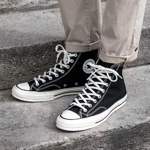 Giày Convers Chuck taylor 1970s đen trắng, giày Convers 1970s Bản Chuẩn Nam Nữ - ảnh 3