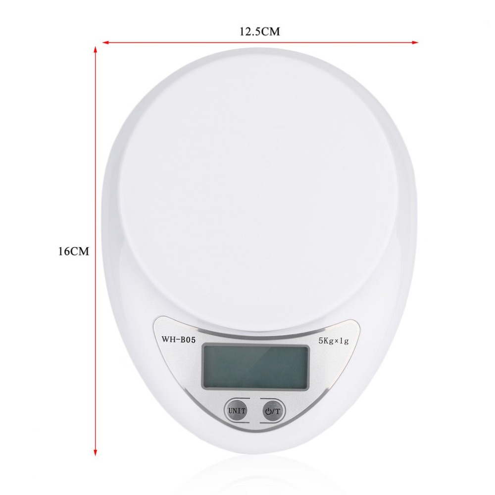 Cân điện tử 5kg/1g,độ chính xác cao,sai số 0.1gram