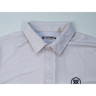 Áo Golf nam polo GF họa tiết báo nhỏ, chất polyester , spandex thấm hút mồ hôi , không nhăn, co dãn bốn chiều
