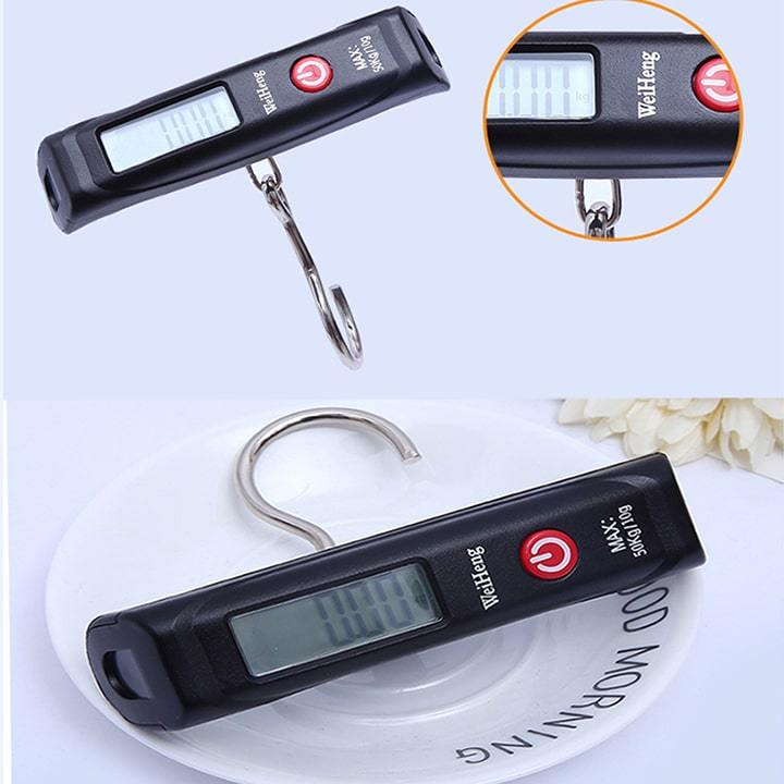 Cân móc điện tử 50kg, kiểu dáng bỏ túi nhỏ gọn dộ chính xác 10g
