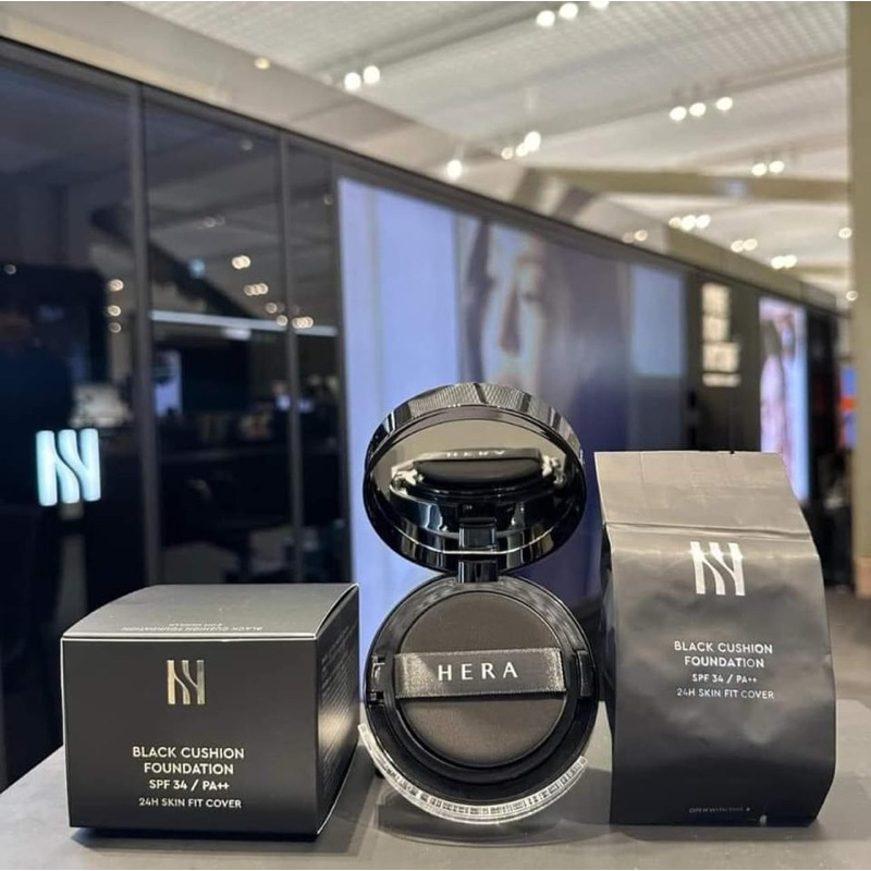 [HERA] 2024 New Black Cushion Foundation SPF34 PA++ with Refill