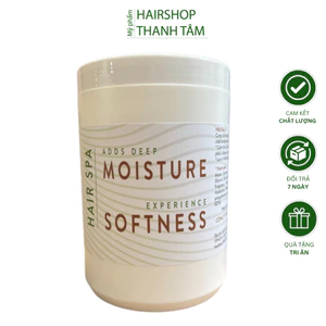 Kem ủ tóc siêu mềm mượt Labax Hair Spa Moisture Softness 1000ml (New 2024) tái tạo hư tổn do hóa chất | THANH TÂM