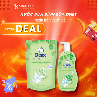 Nước rửa bình sữa Dnee Organic Thái Lan (Dạng Túi, dạng Chai)