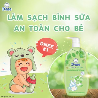 Nước rửa bình sữa Dnee Organic Thái Lan (Dạng Túi, dạng Chai)