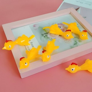SET 10 Đồ Chơi Gà Bắn Bay Dính Tường, Đồ Chơi Bắn Gà Cao Su Xả Stress Vui Nhộn Cho Bé 89049