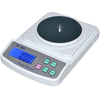 Cân tiểu ly để bàn 500g x 0.01g SF-400C,chính xác tới 1% gram, tặng kèm hộp chắn gió