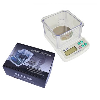 Cân tiểu ly để bàn 500g x 0.01g SF-400C,chính xác tới 1% gram, tặng kèm hộp chắn gió