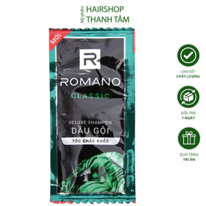 - Dây dầu gội nam Romano Classic Deluxe Shampoo 5gr [ New ] | THANH TÂM