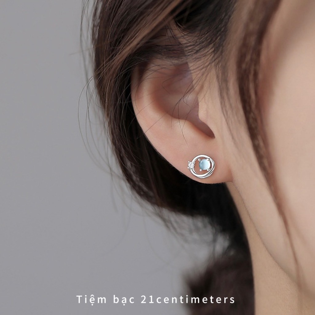 Ảnh Khuyên tai bạc Đại Dương trang sức bạc Tiệm bạc 21Centimeters 2