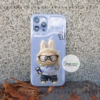 Combo Ốp lưng kèm tấm dán skin Labubububu 15 Pro Max 14 Pro Max 13 Pro Max 12 Pro Max 15 Plus 14Plus