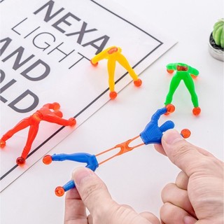 Set 10 Người Nhện Bám Dính Leo Tường Vui Nhộn, Hình Người Leo Núi Leo Tường Dính Đầy Màu Sắc 89050