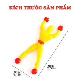 Set 10 Người Nhện Bám Dính Leo Tường Vui Nhộn, Hình Người Leo Núi Leo Tường Dính Đầy Màu Sắc 89050