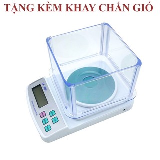Cân tiểu ly điện tử SF-400C 500g x 0.01g, hàng loại 1 kèm hộp chắn gió