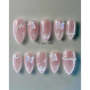 M2 nail box nhũ flash thạch hồng siêu sáng