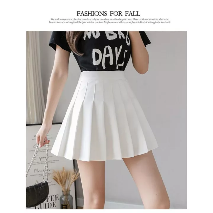 Chân Váy Xếp Ly Xoè Chữ A Váy Ngắn Midi 2 Lớp Dày Dặn Cao Cấp,Chân Váy Công Sở,Tennis Đẹp Hàn Quốc Đen, Nâu Trắng-885