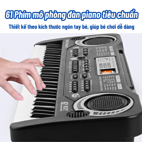 ĐÀN PIANO 61 PHÍM  2 LOA , TEM NỐT NHẠC VÀ TÀI LIỆU TẬP ĐÀN