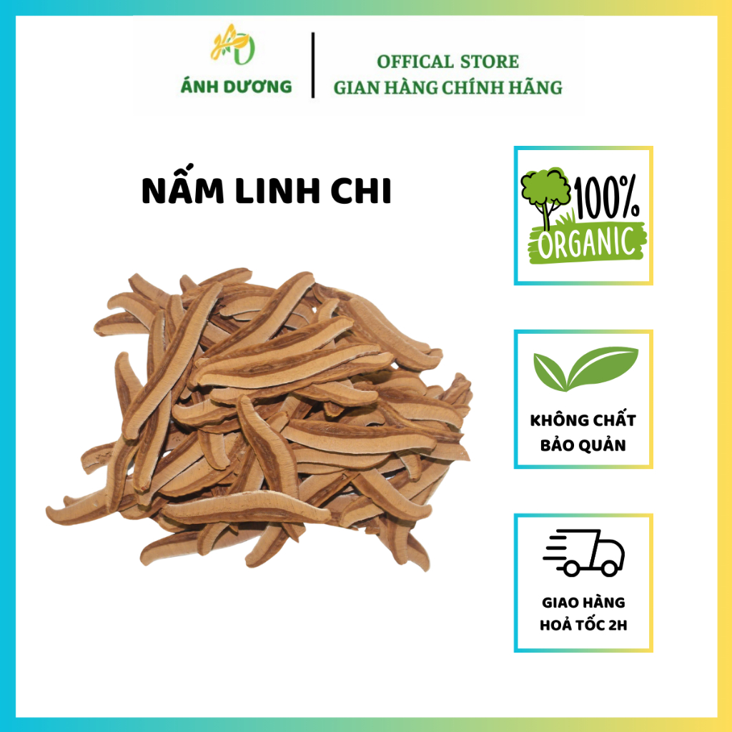 Nấm Linh Chi Cắt Lát Hàng Loại 1