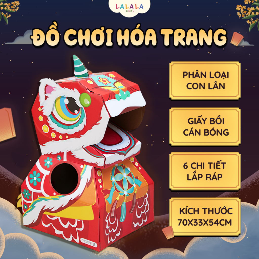 [TO] Mô hình hoá trang Khủng long đồ chơi DIY cho bé Lalala baby
