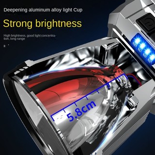 Đèn  đội đầu siêu sáng chiếu xa 500m, siêu to, chống nước, với 3 chế độ sáng (hàng loại 1)