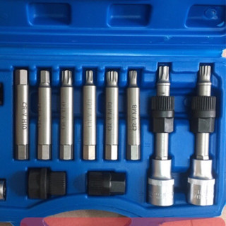 Bộ khẩu tháo puly máy phát, tuýp cảo puly máy phát 13 chi tiết