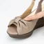Sandal đế xuồng nơ KOSU cao 8cm, quai cài có chun, nhẹ, chống thấm nước, trơn trượt K-24010 Nhật Bản