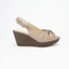 Sandal đế xuồng nơ KOSU cao 8cm, quai cài có chun, nhẹ, chống thấm nước, trơn trượt K-24010 Nhật Bản