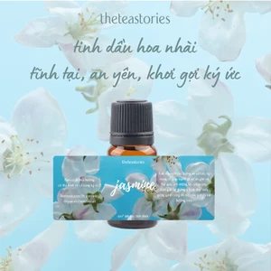 Tinh dầu hoa nhài (jasmine) 10ml nguyên chất giúp thư giãn - Liệu pháp mùi hương