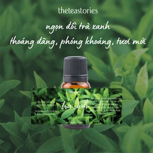 Tinh dầu trà xanh (green tea) thanh mát thư giãn 10ml nguyên chất kèm thiệp xinh xắn