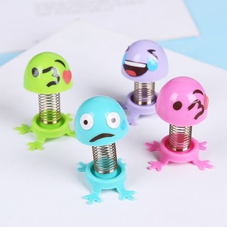 COMBO 10 Đồ Chơi Thú Nhún Lò Xo Hình Mặt Cảm Xúc Dễ Thương, Đồ Chơi Emoji Nhún Nhảy Vui Nhộn 89051