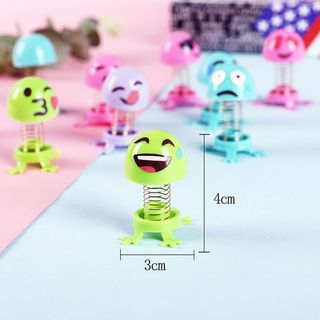 COMBO 10 Đồ Chơi Thú Nhún Lò Xo Hình Mặt Cảm Xúc Dễ Thương, Đồ Chơi Emoji Nhún Nhảy Vui Nhộn 89051