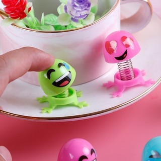 COMBO 10 Đồ Chơi Thú Nhún Lò Xo Hình Mặt Cảm Xúc Dễ Thương, Đồ Chơi Emoji Nhún Nhảy Vui Nhộn 89051