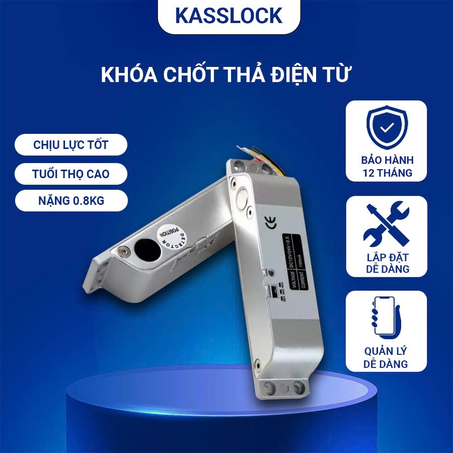 Khóa Chốt Thả Kasslock KCS101 được thiết kế với lực giữ mạnh mẽ lên đến ...