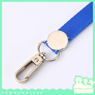 [Sẵn VN] Dây Đeo Thẻ Nhân Viên Vải Canvas 45*1.5cm Phong Cách Hoạ Tiết Viền Trơn Đơn Giản Nhiều Màu Sắc