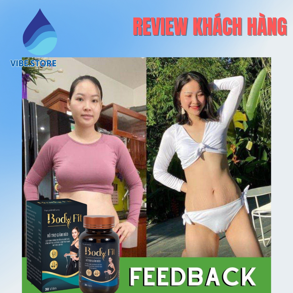 Viên uống giảm cân Body Fit giảm nhanh an toàn hiệu quả giảm 8-12kg sau 1 liệu trình, hộp 30 viên