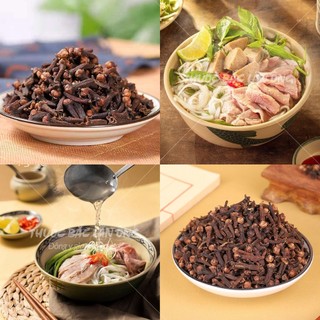 Nụ đinh hương 200g, đinh hương khô Ấn Độ nụ to, thơm, làm gia vị tẩm ướp món ăn tạo vị thơm nồng