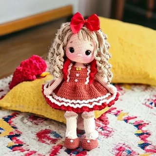 Chart hướng dẫn móc búp bê bằng len bản tiếng việt chi tiết , dễ thực hiện
