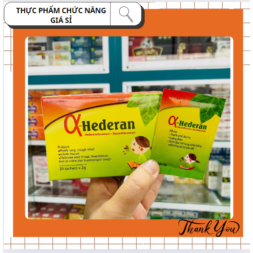 Cốm Ho Hederan Cao Lá Thường Xuân - Hộp 20gói - Hỗ trợ thanh phế, dịu ...
