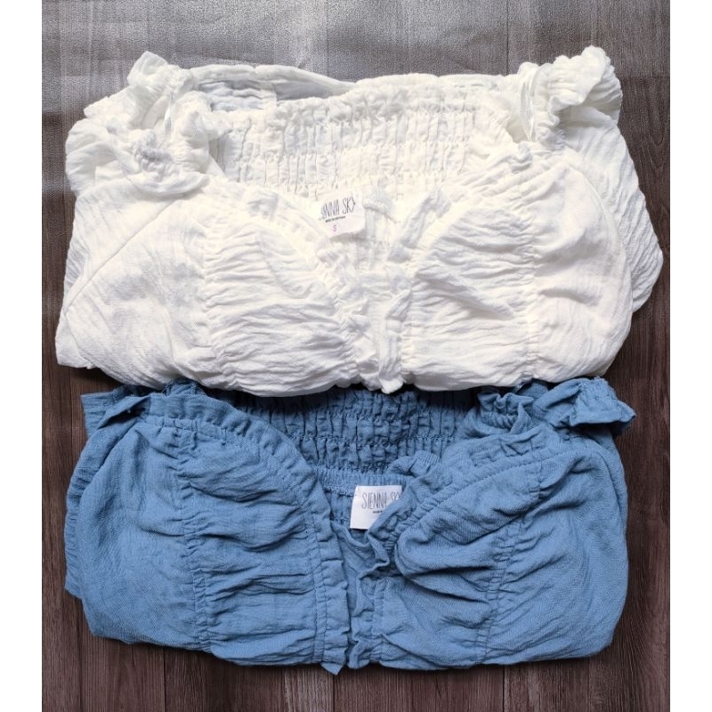 (Sale) Áo linen tay phồng Sienna* Sky* bigsize dư xịn