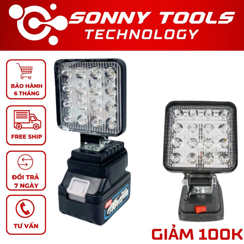 Đèn Pin LED 16 Bóng 30W - Thiết Kế Bi Cầu, Rọi Xa, Cổng USB, Chân Pin ...