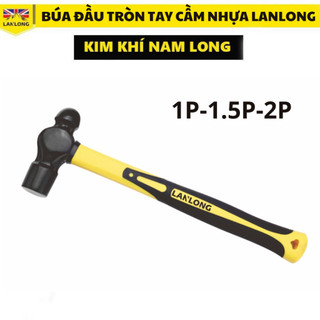 Búa đầu tròn tay cầm nhựa LANLONG, búa bi cán nhựa