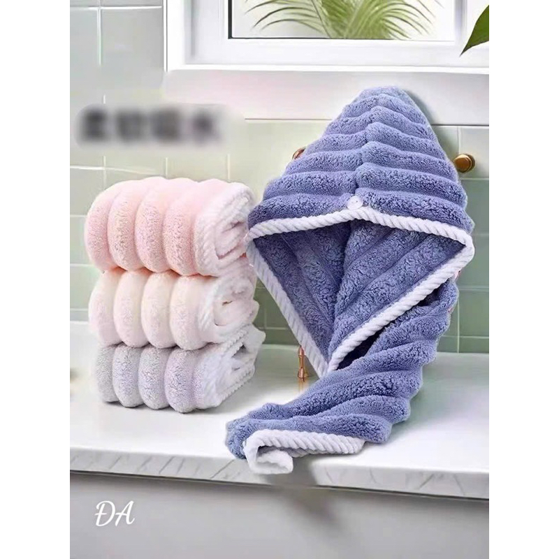 Mũ khăn quấn tóc nhanh khô - Mũ sấy tóc siêu hấp ẩm nhanh nhiều màu xinhh (   hot)