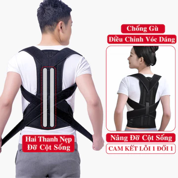 Đai Chống Gù Nam Cao Cấp Andego Hỗ Trợ Cải Thiện Vóc Dáng. Đai Lưng Chống Gù Nam BH Lỗi 1 Đổi 1.