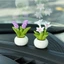 Bình hoa làm từ đá nhân tạo mini trang trí bàn làm việc, tủ sách, quà tặng, tiểu cảnh, taplo ô tô