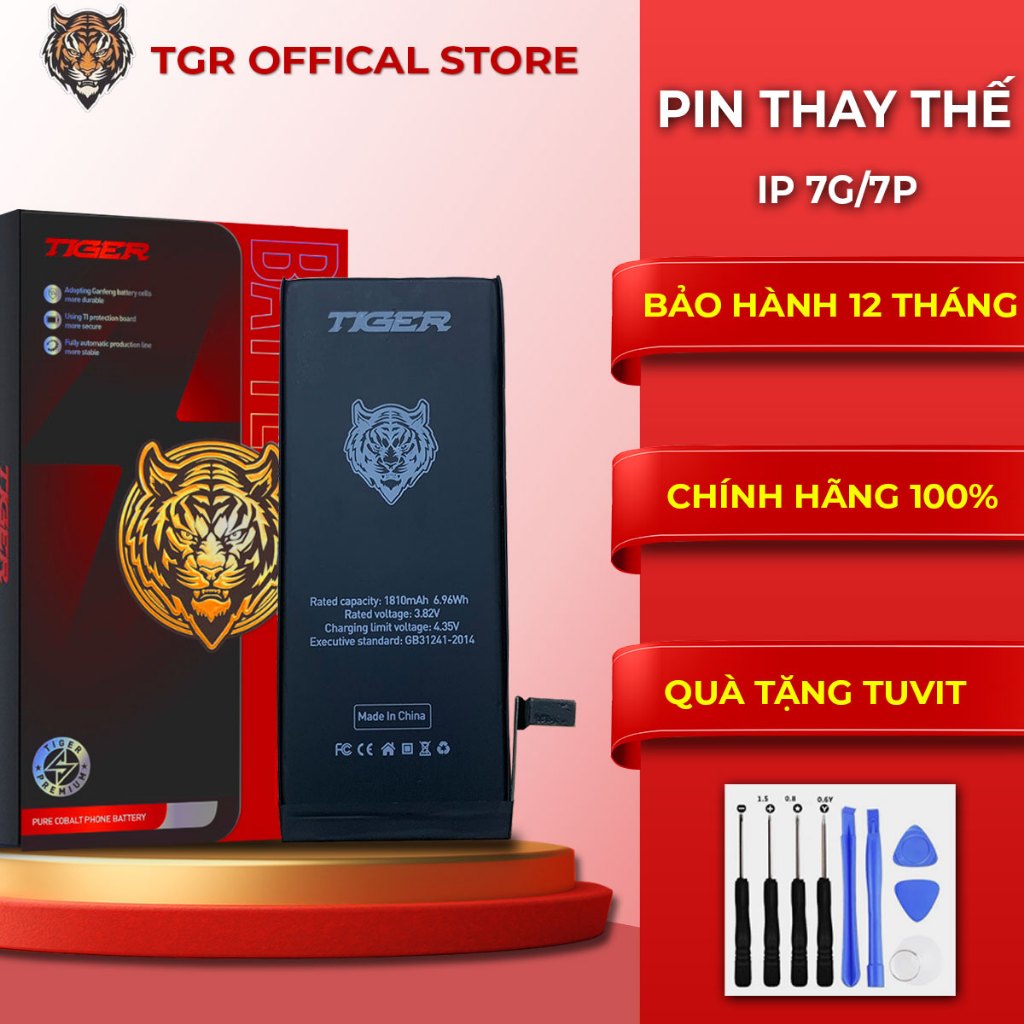 Pin IP 7G/7P, pin Tiger chính hãng bảo hành 12 tháng | Shopee Việt Nam