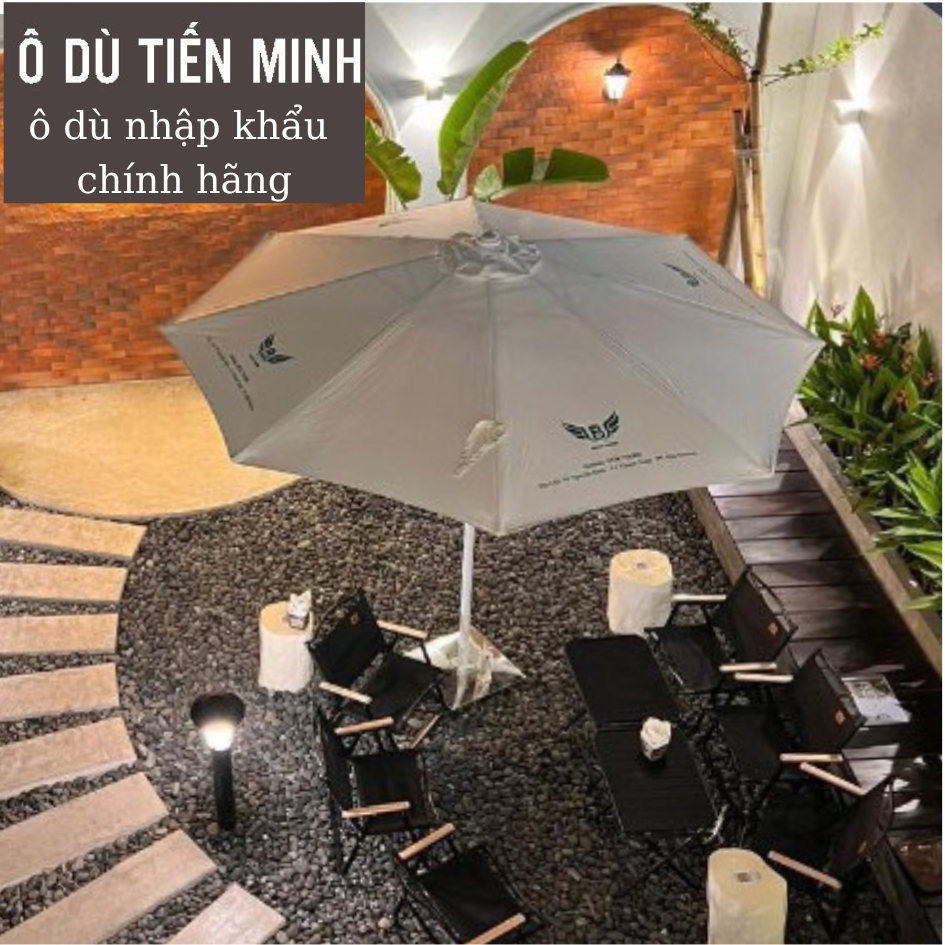 Ô Chính Tâm Tròn 3m - Nhập Khẩu Chính Hãng che nắng mưa, phù hợp với quán cafe, quán ăn, nhà cửa