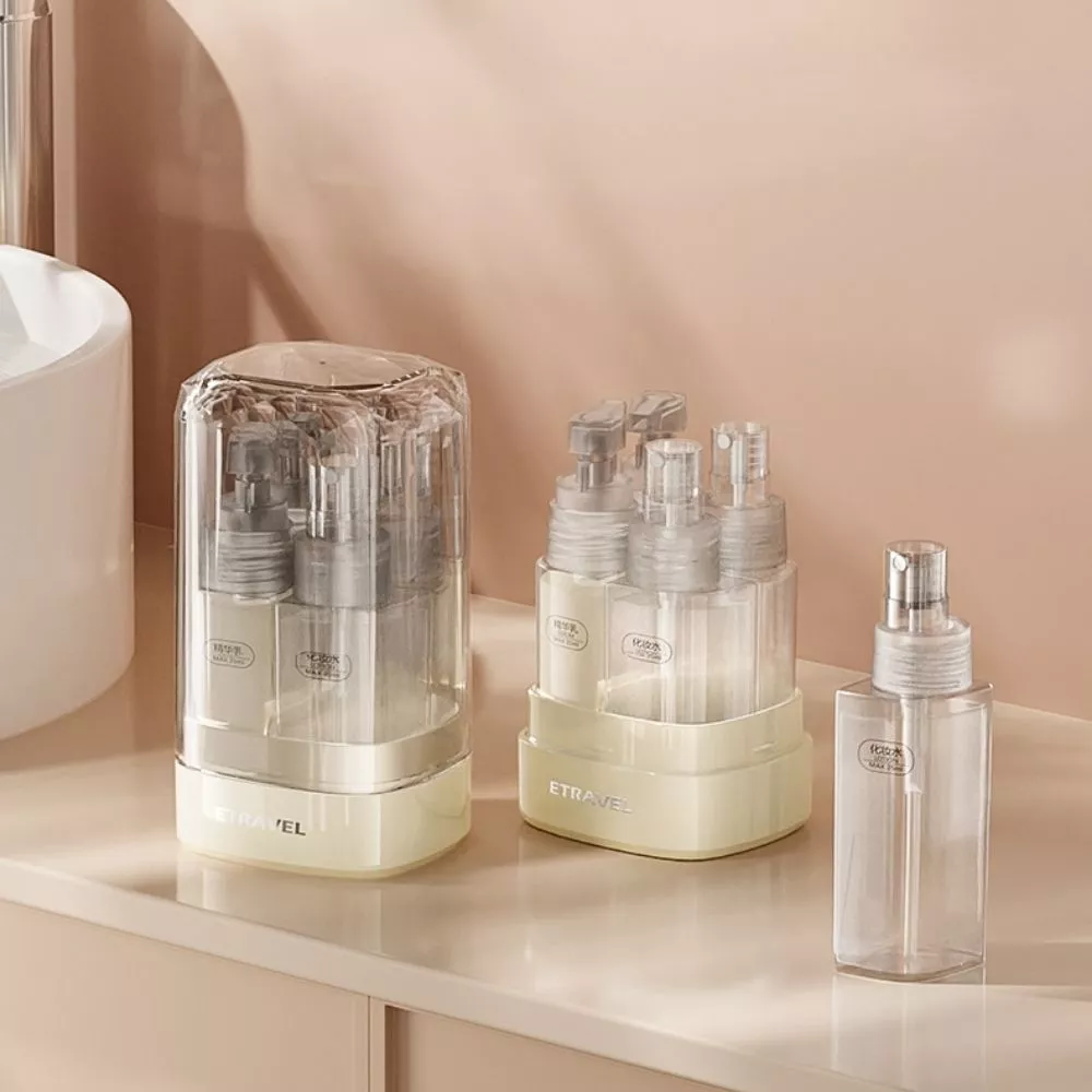Lọ chiết mĩ phẩm, bộ 4 chai chiết mĩ phẩm khi đi du lịch công tác