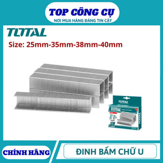 TOTAL Đinh bấm chữ U 25MM —> 40MM / TAC918252 / TAC918352 / TAC918382 / TAC918382 Thích hợp cho TAT81501 Ga18