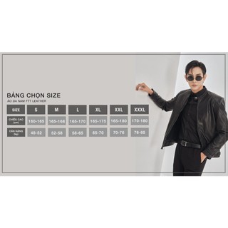 Áo da nam, áo da thật cao cấp chính hãng Fttleather Racer Jacket Da Bò Trơn/ Da Cừu Trơn - AD201