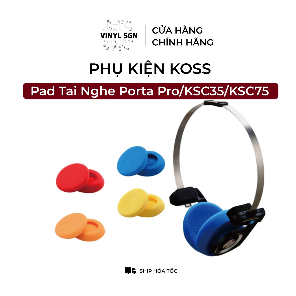 Luxurious Ear Pad Foam Cushion For KOSS Porta Pro PP KSC35 KSC75 - Foto 8